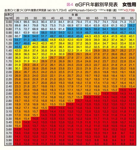 クレアチニン値だけで判断しないで 慢性腎臓病