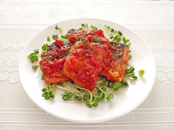 サバのトマト煮の画像