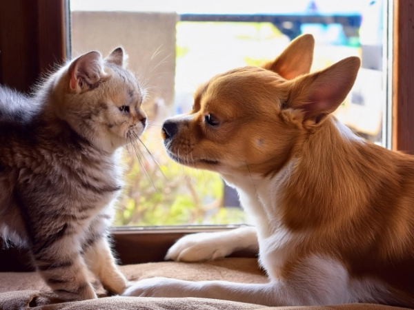 犬と猫のイメージ画像