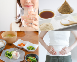 減塩・発酵食品・腸内環境のイメージ画像