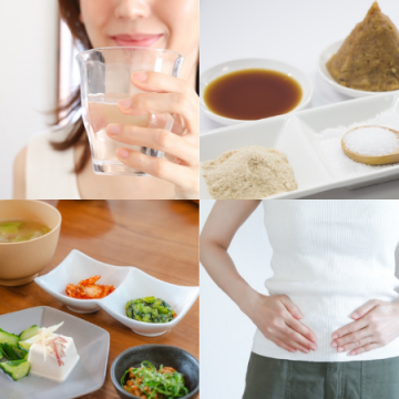減塩・発酵食品・腸内環境のイメージ画像