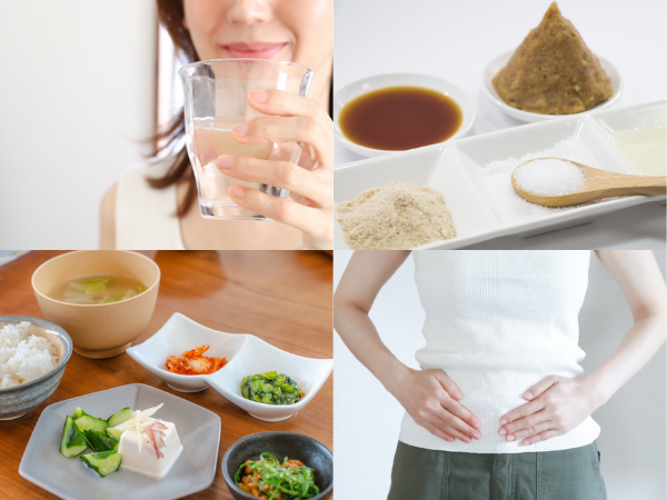 減塩・発酵食品・腸内環境のイメージ画像