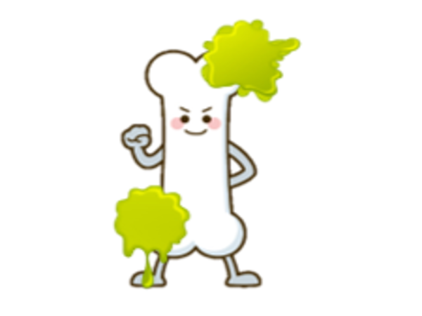 糖化した骨のイメージ画像