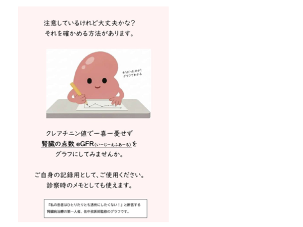 配布するeGFRグラフのイメージ画像