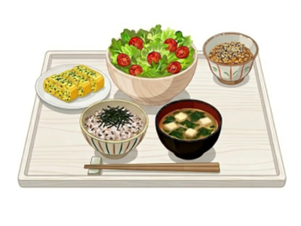 食材を足した食事のイメージ画像