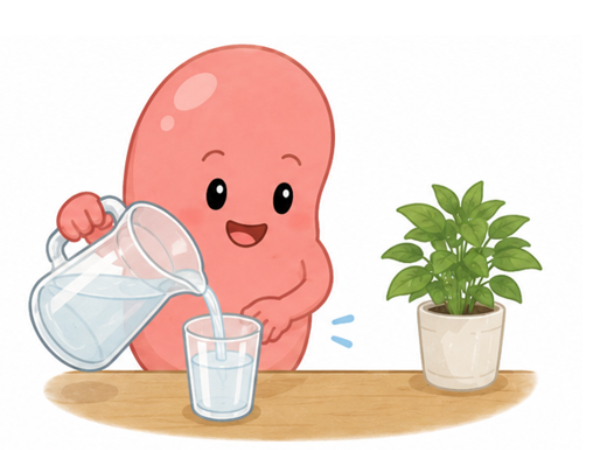 水分をとるイメージ画像
